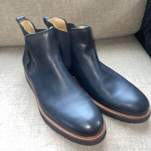 Samuel Hubbard Black Leather Men's Chelsea Boots